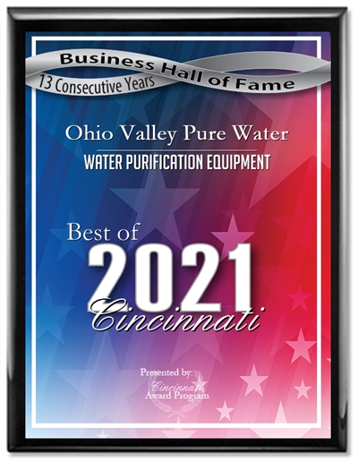 Water Treatment Company Cincinnati - Ohio Valley Pure Water - 2021_Best_of_Cincinnati